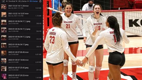 wisconsin volleyball team leaked uncensored|Wisconsin’s Championship Volleyball Team Had Their Private